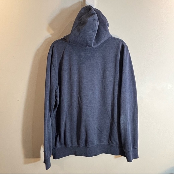 ELEMENT Sz XL Blue Hoodie Sweatershirt Cotton Blend Long Sleeve Front Pocket - Picture 7 of 8